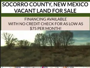 6 Cheap Exclusive Vacant Land For Sale in Socorro County, NM