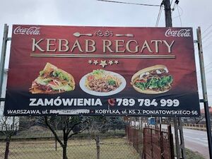 Kebab cafe in Warsaw Poland for sale