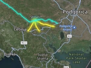 MONTENEGRO- CETINJE, urbanised land for sale 19.185m32