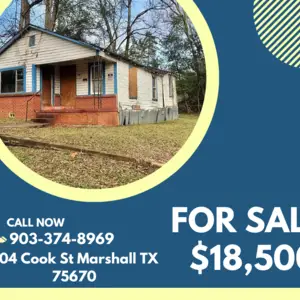 2/1 house for sale in Marshall Tx