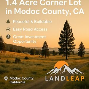 🏞️ 1.4 Acre Corner Lot w/ 2 Roads – Peaceful & Buildable!