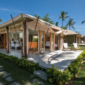 Luxury Glamping by the beach in a private residence.