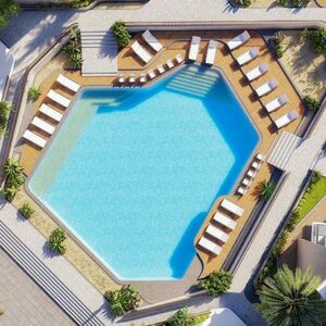 studio apartment 64sqm mountain view for sale, in Hurghada