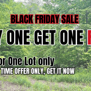Black Friday Buy 1 Get 1 Free Deal Pay $6,500 And Get 2 Lots