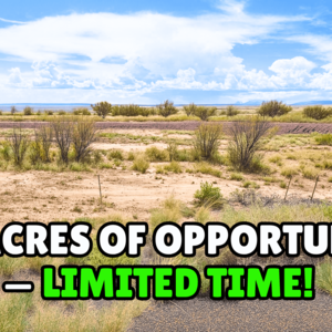 Own Your Rare 1.25 Acre AZ Land For Just $47/Down. Buy Now