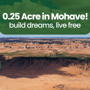 Escape City Chaos: 0.25 Acre in Mohave, $99/Down – Buy Now