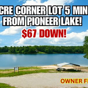 Walk to Pioneer Lake! Rare 0.37-Acre Corner Lot For $67/Down