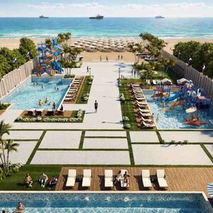 Beachfront 1BR Apartment, Pool view&ndash; Lavanda Suites