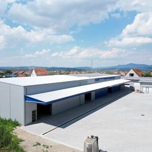 Hall 920m2 solar panels 50kw