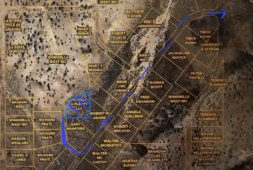 Access via dirt road