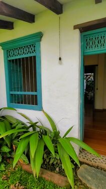 Room 1 from the garden.