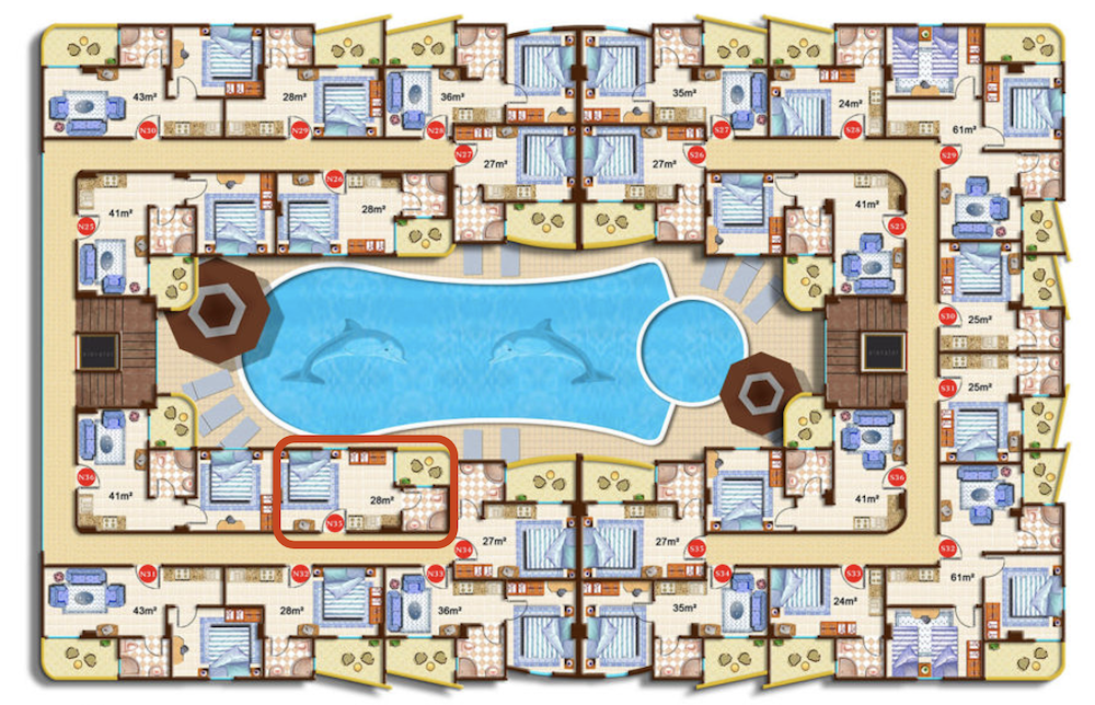 PADSABROAD READY TO LIVE IN STUDIO APARTMENT 3RD FLOOR (Egypt, Al Bahr