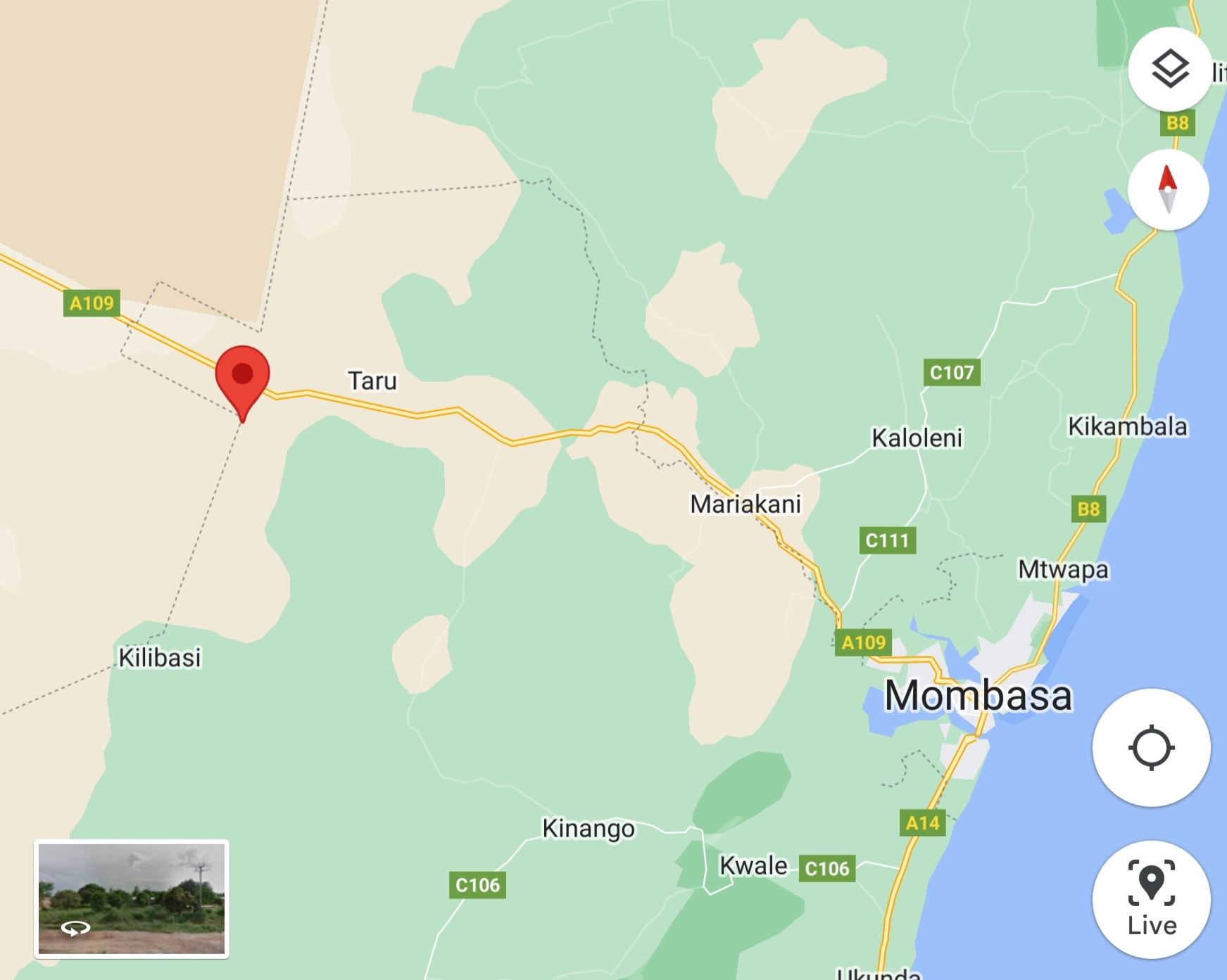 Excellent coastal land for investment, Kenya (Kenya, Coast, Kwale