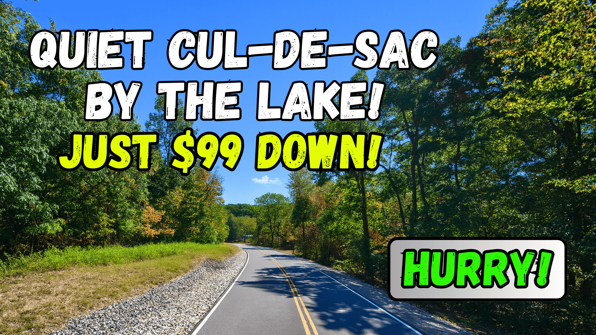 Missouri Rare Cul-de-Sac 0.38 Acre Lot For Just $99/Down