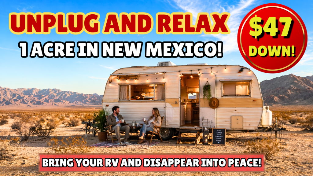 Two 0.50 Acre Lots Totalling 1 Acre. Secure It for $47/Down