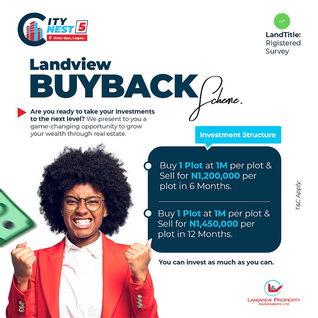 Land Buyback Scheme-Get 45% returns on Land Buyback Scheme