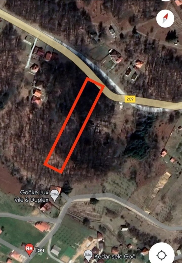 I am selling a plot of land on Mount Goč