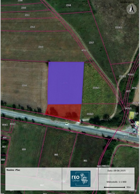 Land for sale in Sokobanja