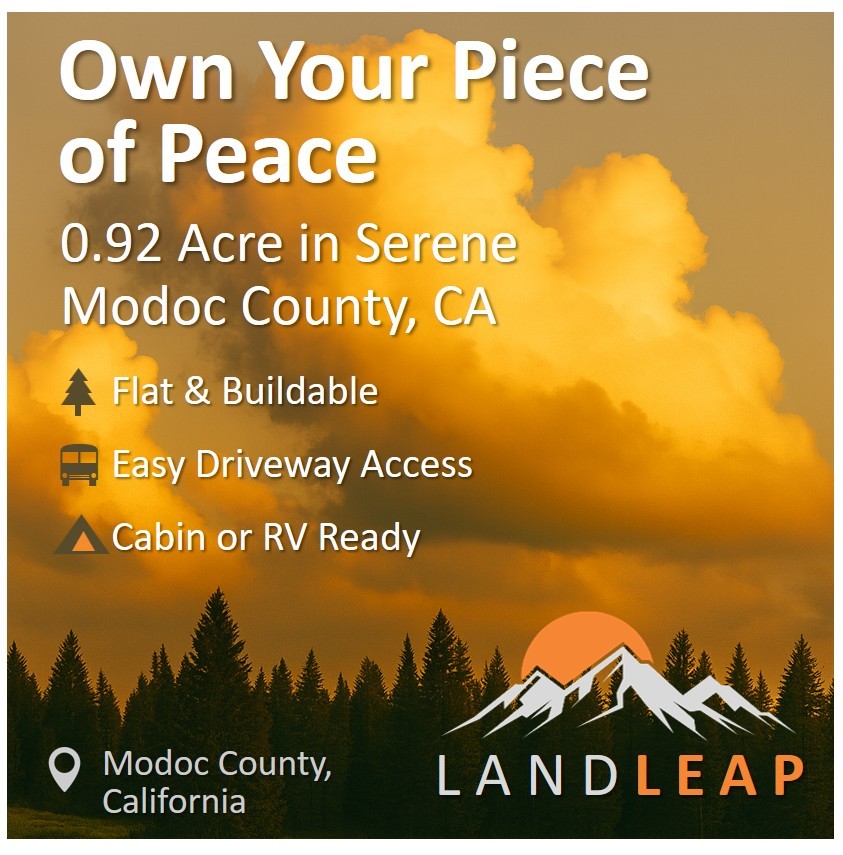 🌲 Own Your Piece of Peace - 0.92 Acres in Modoc County, CA
