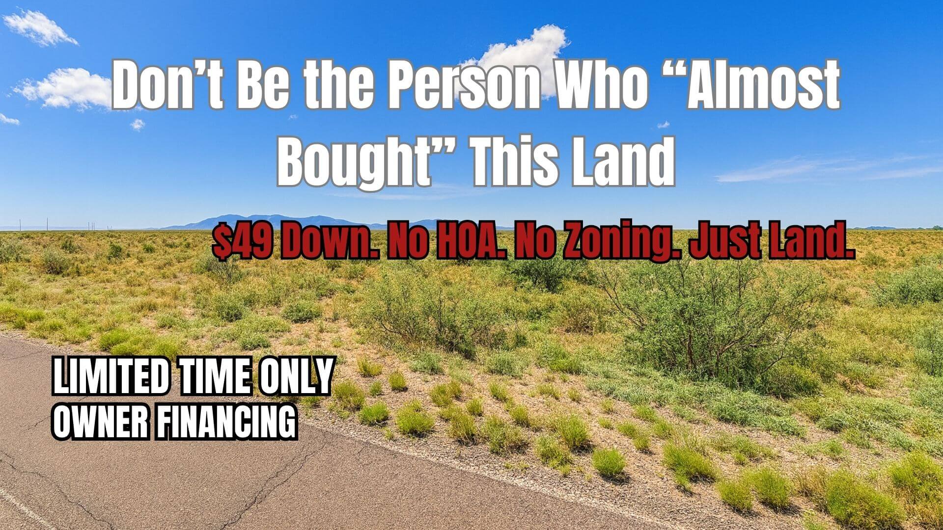 0.51 Acre Land Parcel Available with $49 Down Payment