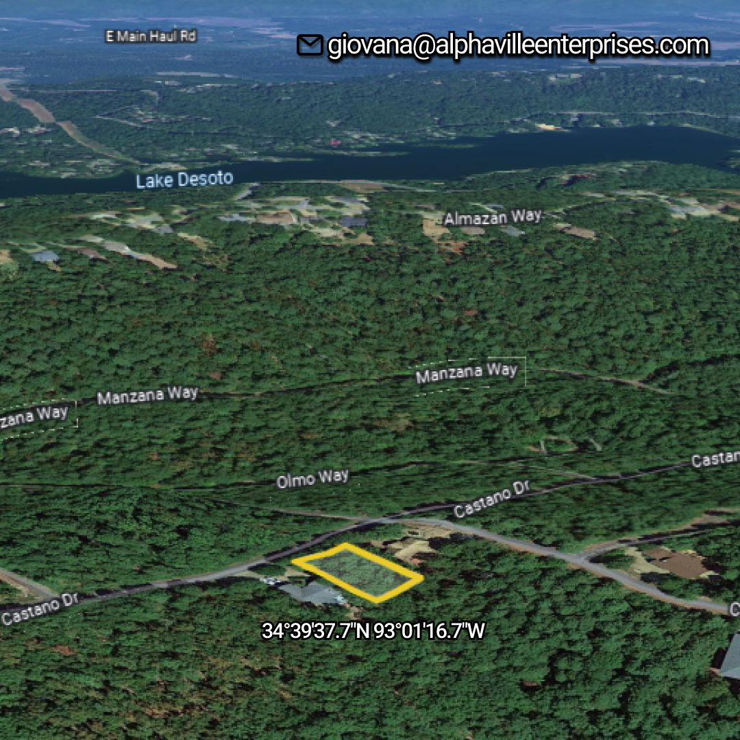 Lot financed by owner Hot Springs Village (USA, Arkansas, Hot Springs